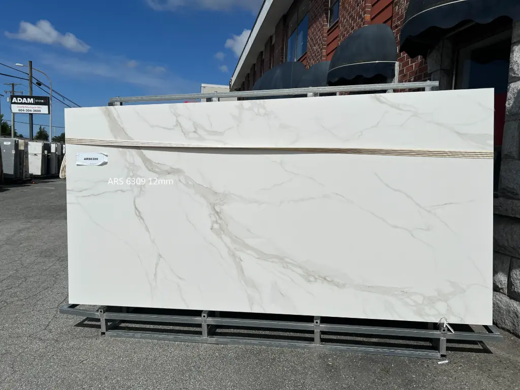 ARS6309 (126" X 63"x 12mm  Matte) Calacatta White
