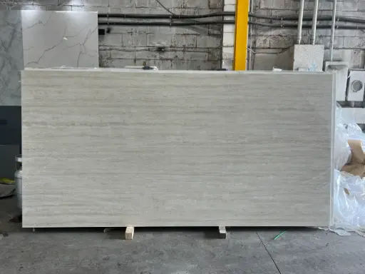 ARS6340 (126" X 63"x 12mm  Leathered) Infinity Travertine